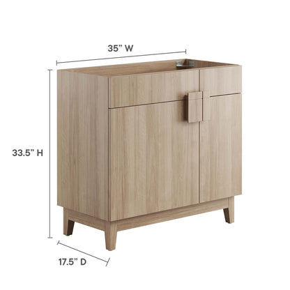 Modway, Miles 36” Bathroom Vanity Cabinet (Sink Basin Not Included)