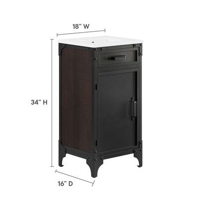 Modway, Steamforge 18" Bathroom Vanity