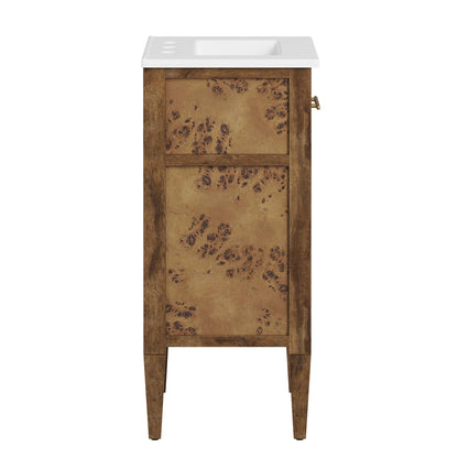 Modway, Elysian 18" Wood Bathroom Vanity