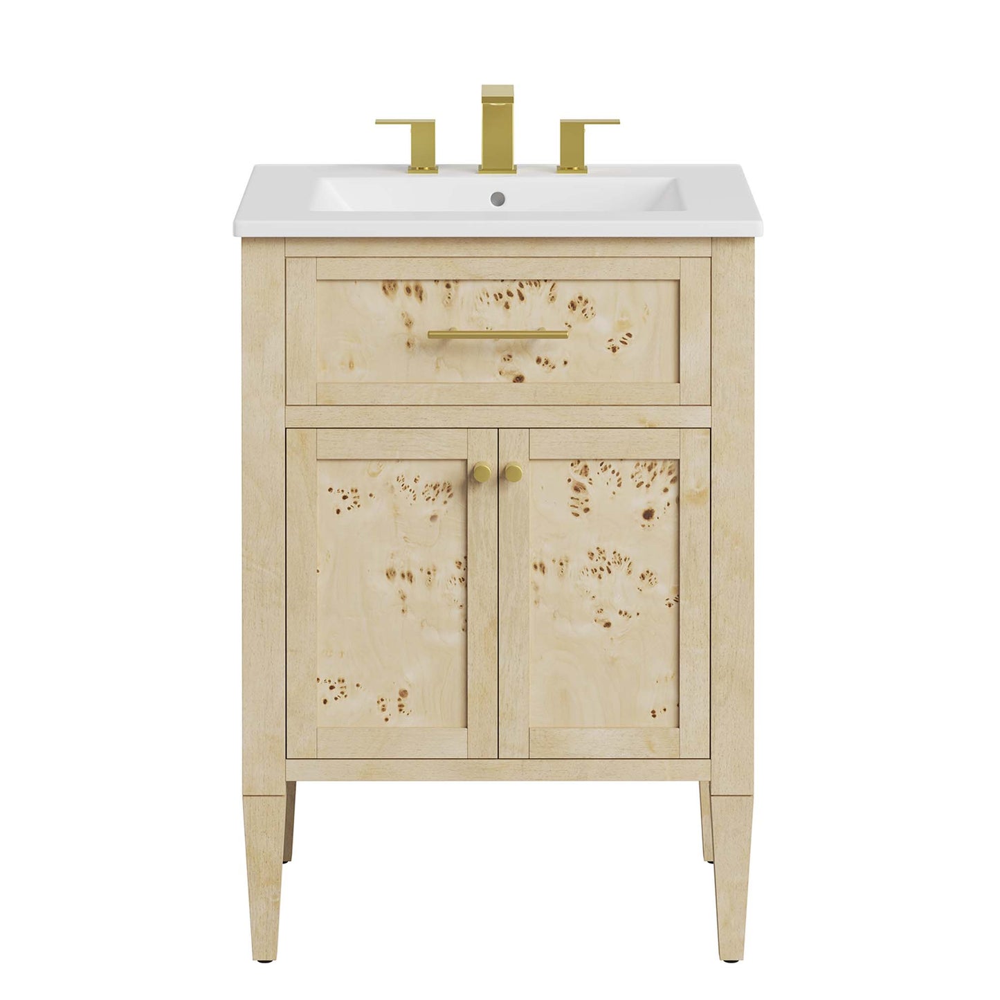 Modway, Elysian 24" Wood Bathroom Vanity