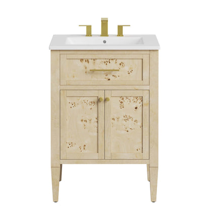 Modway, Elysian 24" Wood Bathroom Vanity