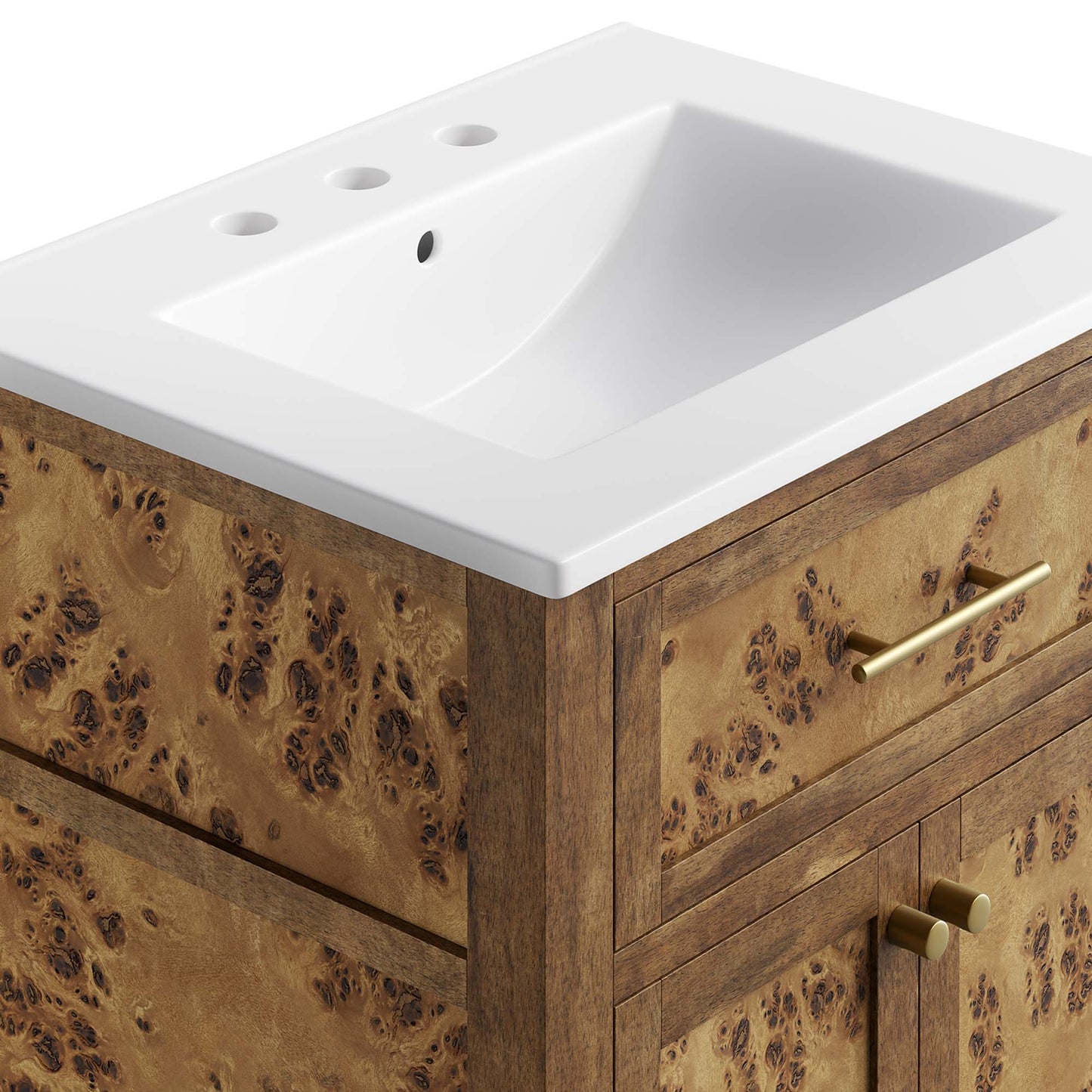 Modway, Elysian 24" Wood Bathroom Vanity