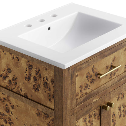 Modway, Elysian 24" Wood Bathroom Vanity