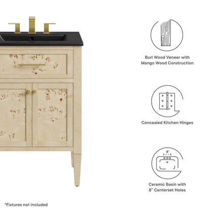 Modway, Elysian 24" Wood Bathroom Vanity