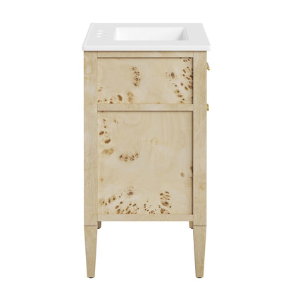 Modway, Elysian 30" Wood Bathroom Vanity