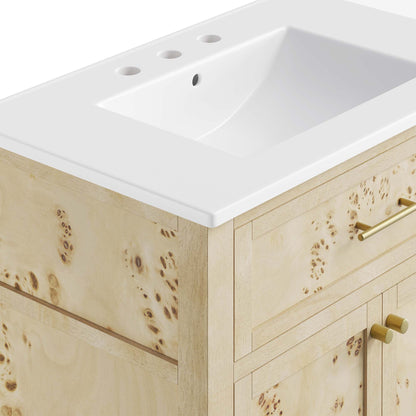 Modway, Elysian 30" Wood Bathroom Vanity
