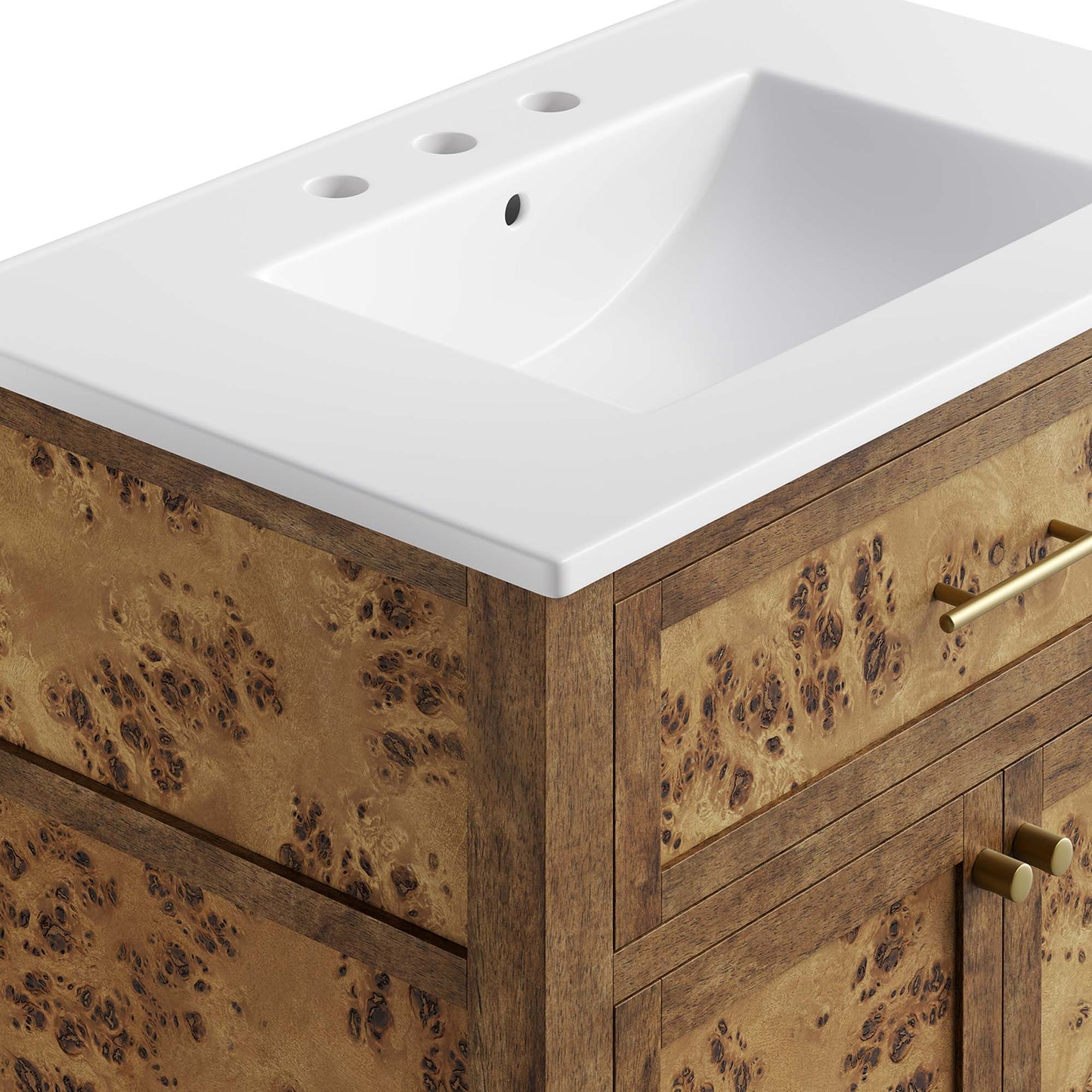 Modway, Elysian 30" Wood Bathroom Vanity