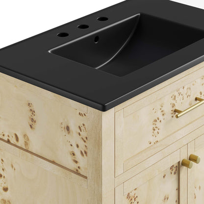 Modway, Elysian 30" Wood Bathroom Vanity