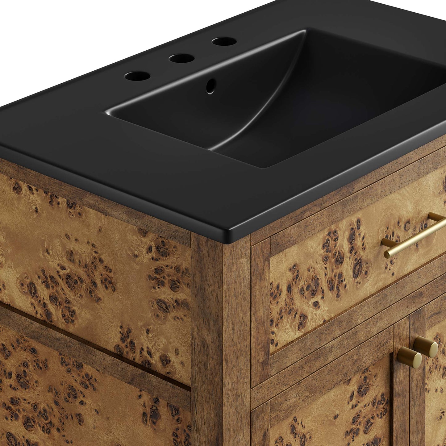Modway, Elysian 30" Wood Bathroom Vanity