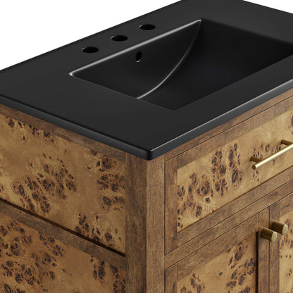 Modway, Elysian 30" Wood Bathroom Vanity