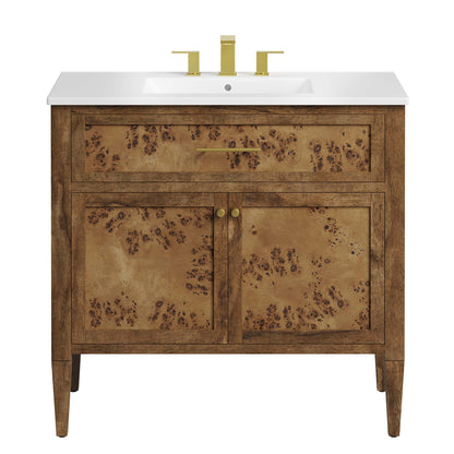 Modway, Elysian 36" Wood Bathroom Vanity