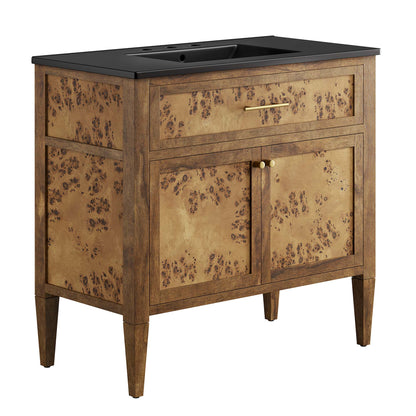 Modway, Elysian 36" Wood Bathroom Vanity