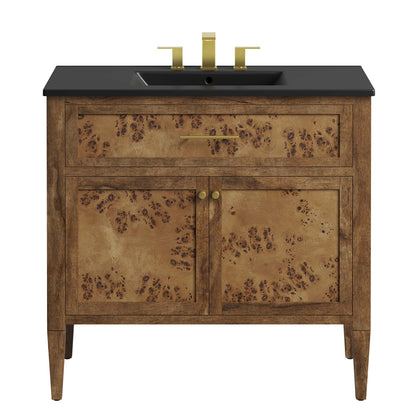 Modway, Elysian 36" Wood Bathroom Vanity