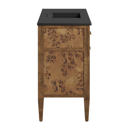 Modway, Elysian 48" Wood Single Sink Bathroom Vanity