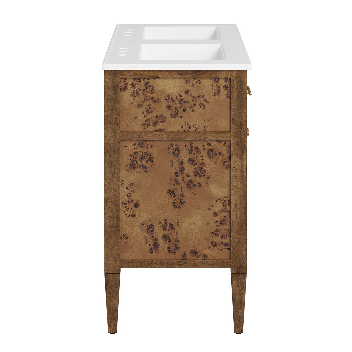 Modway, Elysian 48" Wood Double Sink Bathroom Vanity