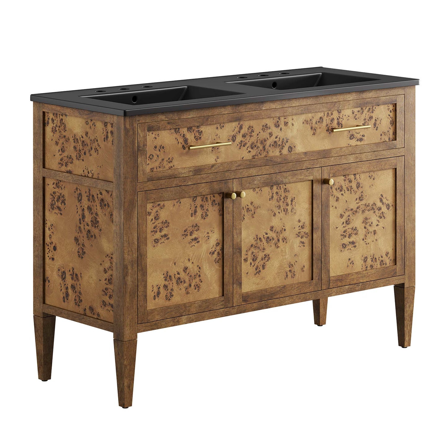 Modway, Elysian 48" Wood Double Sink Bathroom Vanity