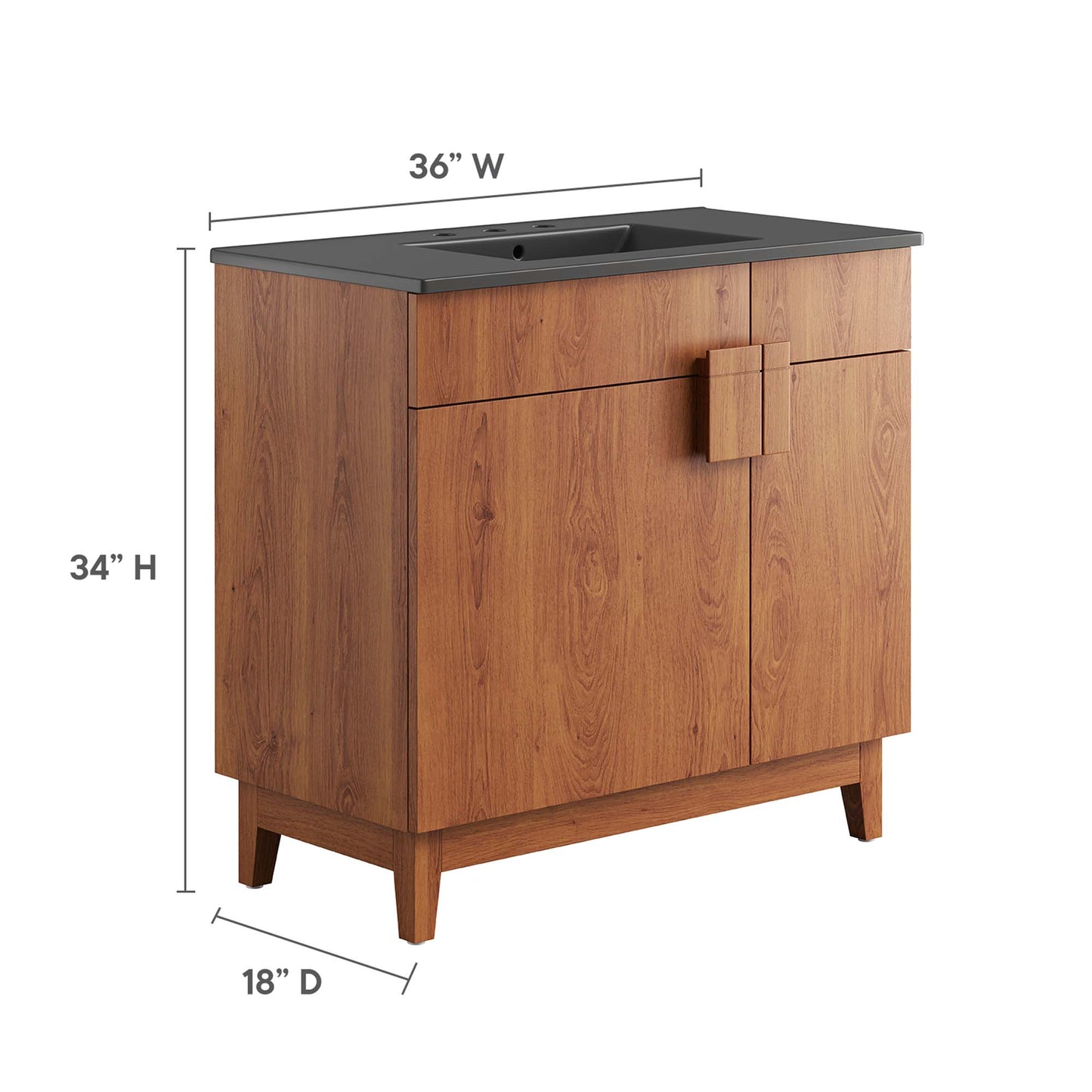 Modway, Miles 36” Bathroom Vanity