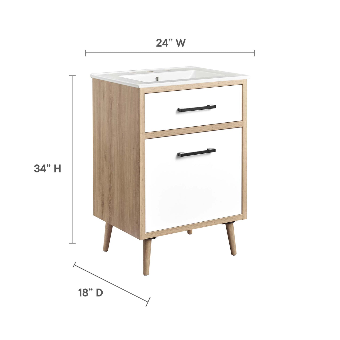 Modway, Maverick 24" Bathroom Vanity