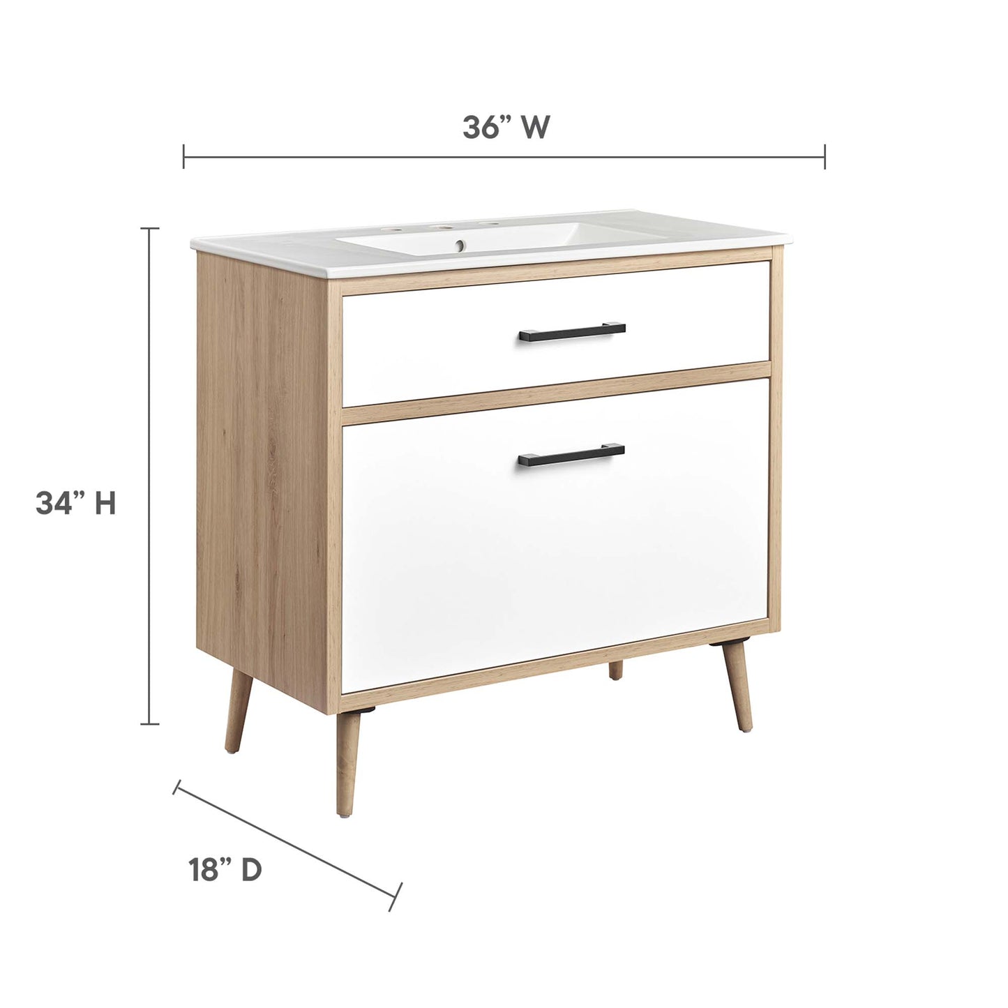 Modway, Maverick 36" Bathroom Vanity