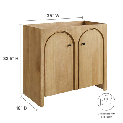 Modway, Appia 36" Bathroom Vanity Cabinet (Sink Basin Not Included)