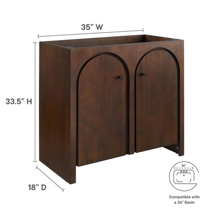 Modway, Appia 36" Bathroom Vanity Cabinet (Sink Basin Not Included)