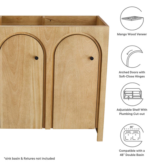 Modway, Appia 48" Bathroom Vanity Cabinet (Sink Basin Not Included)