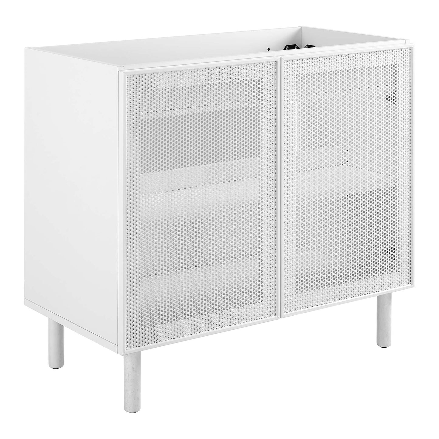 Modway, Calla 36" Perforated Metal Bathroom Vanity Cabinet (Sink Basin Not Included)