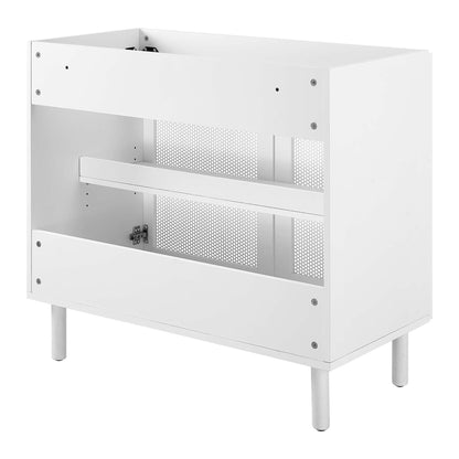 Modway, Calla 36" Perforated Metal Bathroom Vanity Cabinet (Sink Basin Not Included)