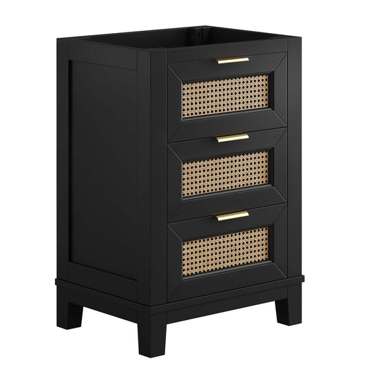 Modway, Dixie 24” Solid Wood Bathroom Vanity Cabinet (Sink Basin Not Included)