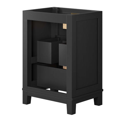 Modway, Dixie 24” Solid Wood Bathroom Vanity Cabinet (Sink Basin Not Included)
