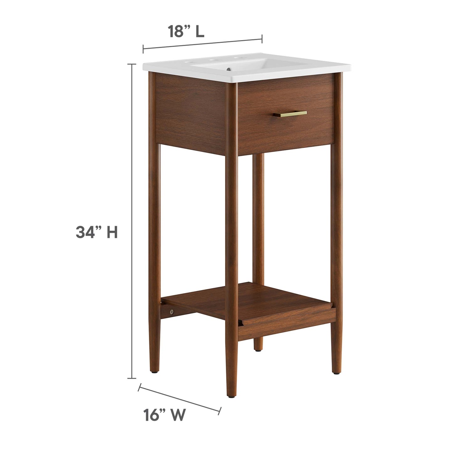 Modway, Zaire 18" Bathroom Vanity