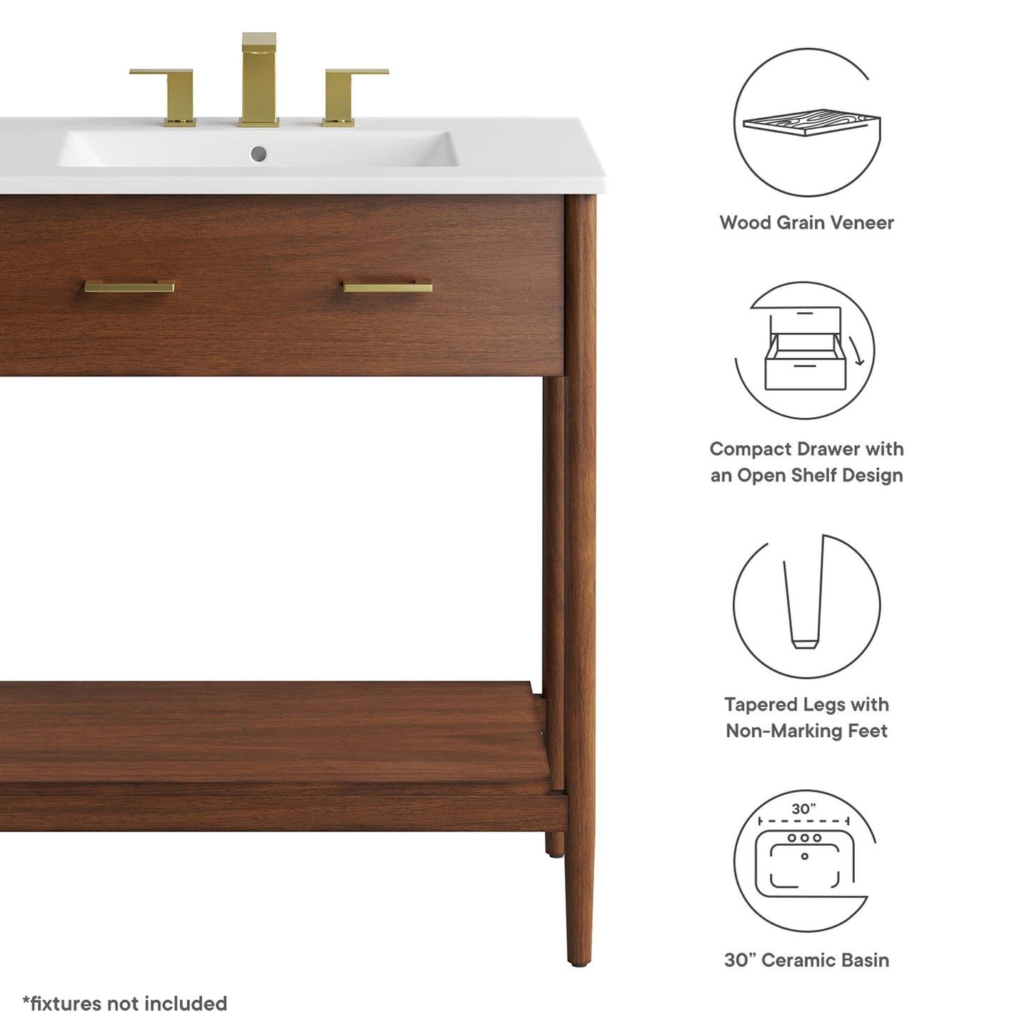 Modway, Zaire 30" Bathroom Vanity