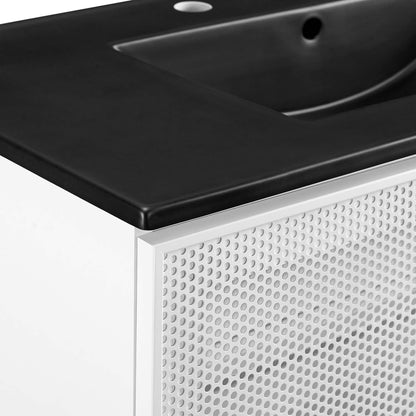 Modway, Calla 36" Perforated Metal Bathroom Vanity