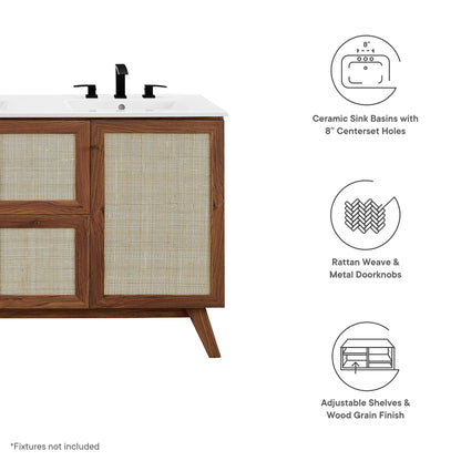 Modway, Soma 48” Double Sink Bathroom Vanity