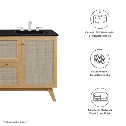 Modway, Soma 48” Double Sink Bathroom Vanity