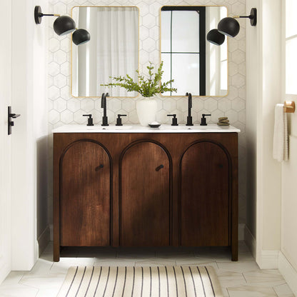 Modway, Appia 48" Double Sink Bathroom Vanity