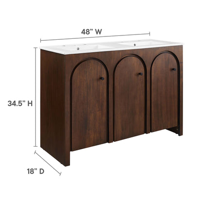 Modway, Appia 48" Double Sink Bathroom Vanity