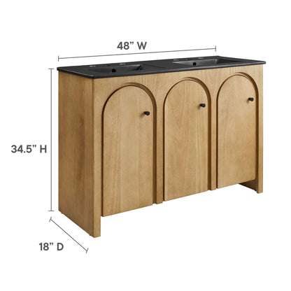 Modway, Appia 48" Double Sink Bathroom Vanity