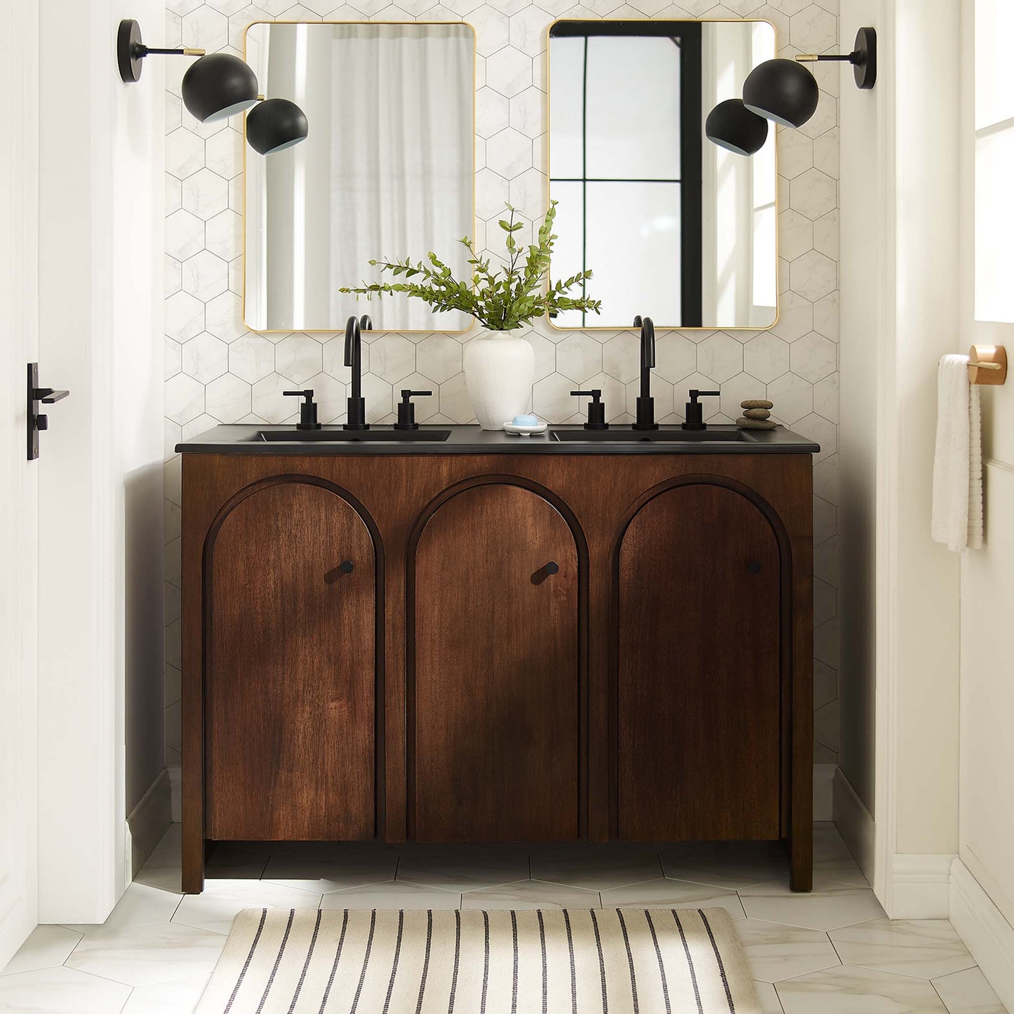 Modway, Appia 48" Double Sink Bathroom Vanity