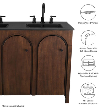 Modway, Appia 48" Double Sink Bathroom Vanity