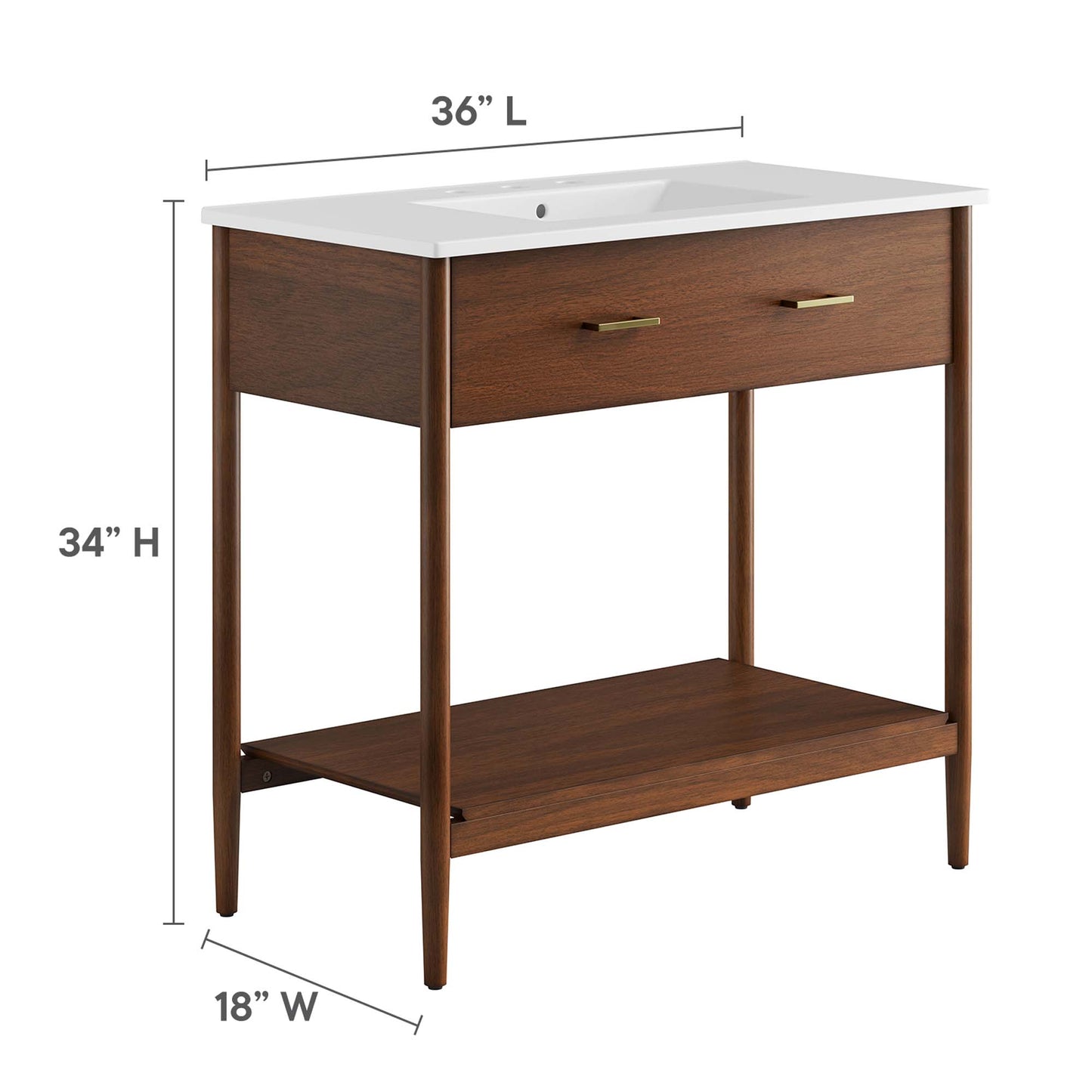 Modway, Zaire 36" Bathroom Vanity