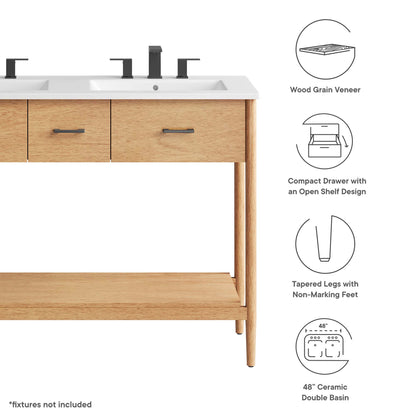 Modway, Zaire 48" Double Sink Bathroom Vanity