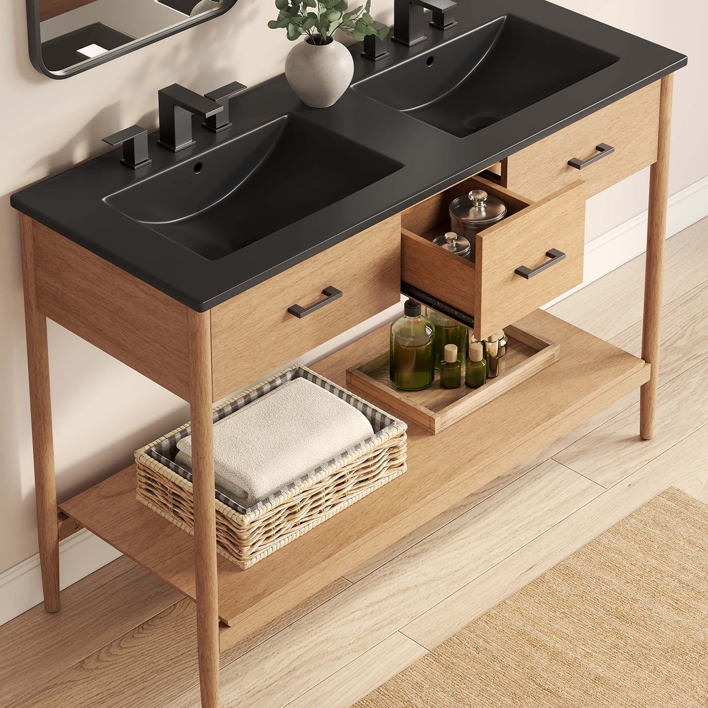 Modway, Zaire 48" Double Sink Bathroom Vanity