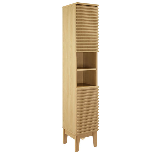 Modway, Render Tall Narrow Bathroom Storage Cabinet