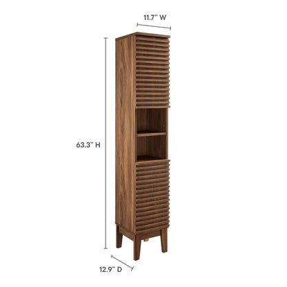 Modway, Render Tall Narrow Bathroom Storage Cabinet