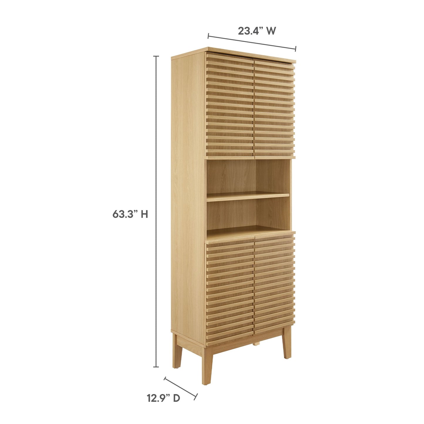 Modway, Render Tall Bathroom Storage Cabinet