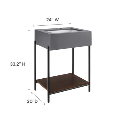 Modway, Etch 24" Bathroom Vanity with Sink