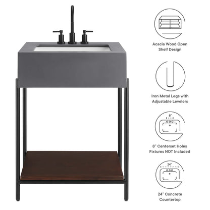 Modway, Etch 24" Bathroom Vanity with Sink