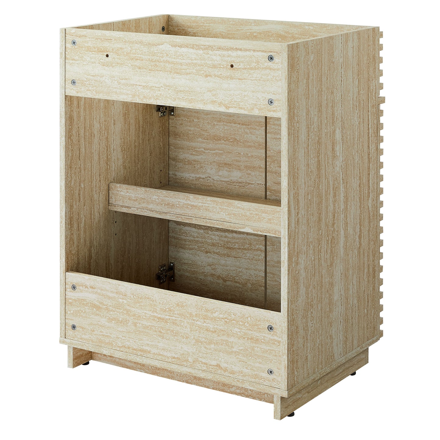 Modway, Render 24" Faux Travertine Bathroom Vanity Cabinet (Sink Not Included)