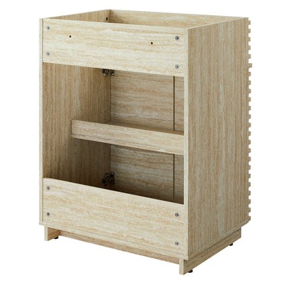 Modway, Render 24" Faux Travertine Bathroom Vanity Cabinet (Sink Not Included)